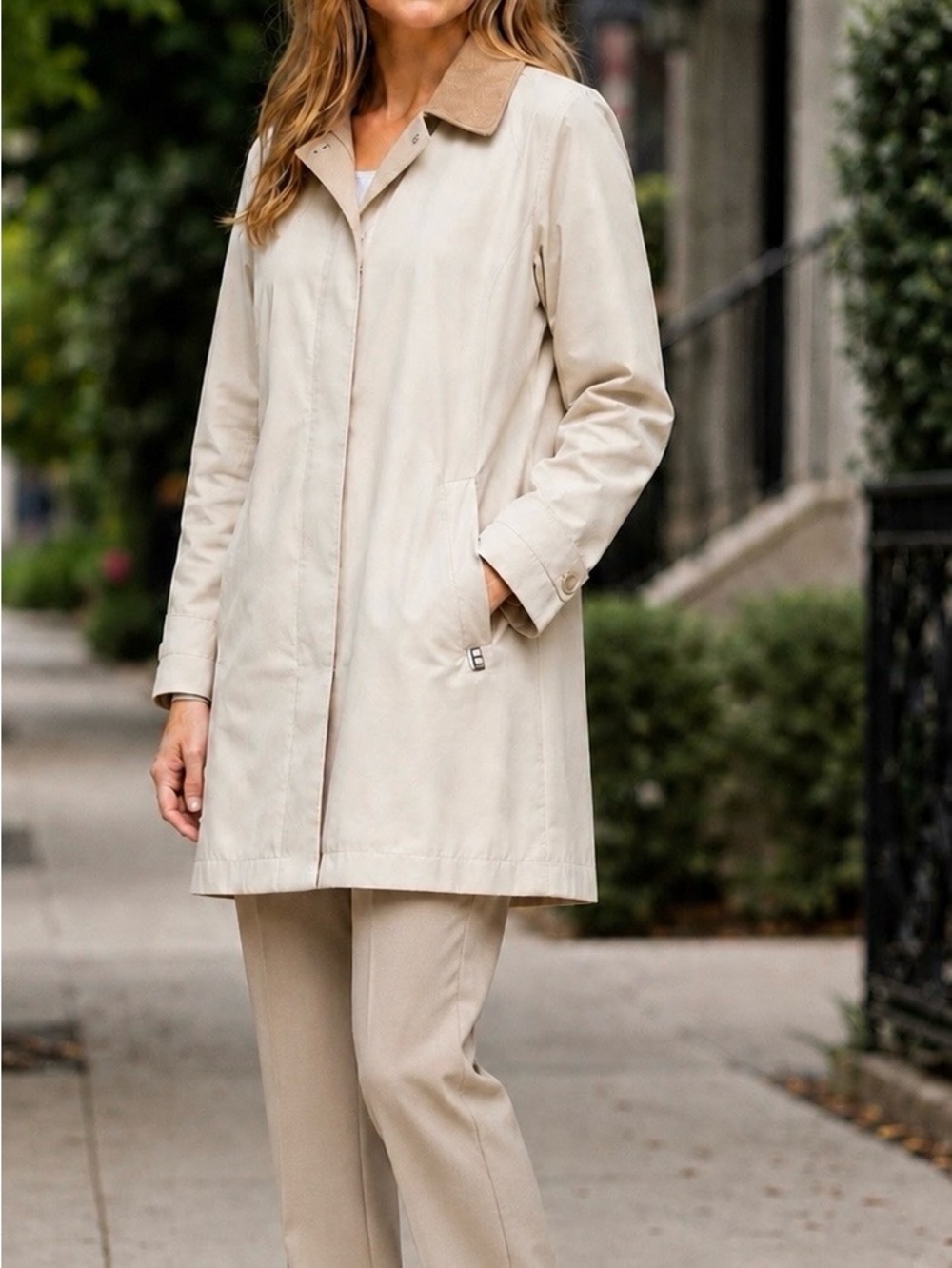London Fog Beige Women's Trench Coat
